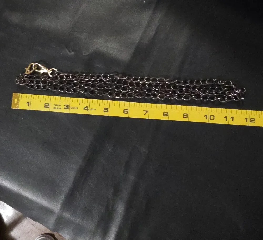 Black Metal Chain Strap/ Belt - Women Accessories